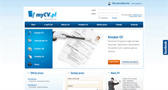 Desktop Screenshot of mycv.pl